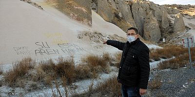 Peribacalarındaki Sprey Boyalı Yazılara Tepki