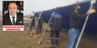 Pınarbaşı Belediyesi Çadır Hizmetini Artırdı