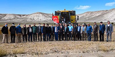 Pınarbaşı'da Aspir Hasadı Yapıldı