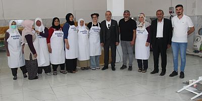 Pınarbaşı’da Yufka Üretim Tesisi Açıldı, Tesis Kadınlara İstihdam Kapısı Oldu