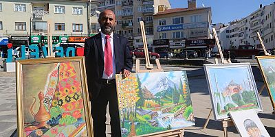 Ressam İmam Sergi Açtı