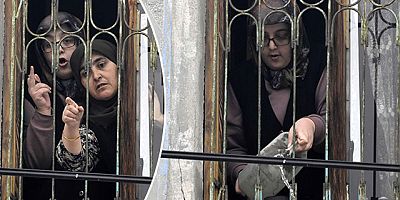 Riskli Binadaki Yıkıma Direnen Anne Ve Kızı, Kendilerini Eve Kilitledi!