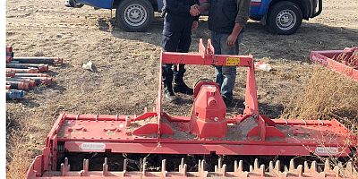 Rotovatör hırsızı yakalandı