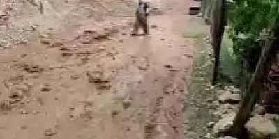 Sağanak, Yahyalı’da Sele ve Heyelana Sebep Oldu