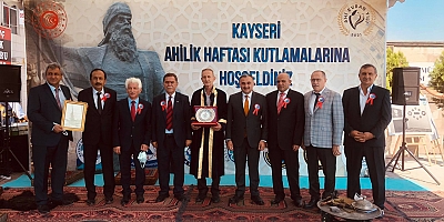 Sanayi Esnafı Ali Yüksel Kayseri’de Yılın Ahisi Seçildi