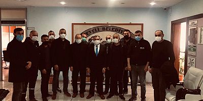 Sanayi Sitesi Kooperatifinden Cabbar Başkana Ziyaret