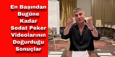 Sedat Peker'in Videoları Bugüne Kadar Hangi Sonuçları Doğurdu?