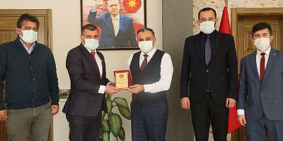 Şehit-Gazi Birlik-Sen Yönetiminden Başkan Cabbar'a Ziyaret