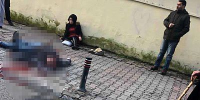 Silahlı Saldırgan Kadını Yaraladı, İntihar Etti! Yoldan Geçen Kişi De Yaralandı