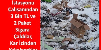 Silahlı Soyguncular Kardaki Ayak İzlerinden Yakalandı
