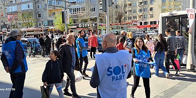 Sol Parti Kayseri Milletvekili Adayları Sahaya İndi, Halkla Buluştu