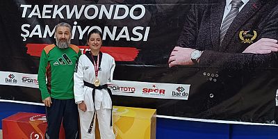 Taekwondo Türkiye Şampiyonasında Kayserili Sporcu Şampiyon Oldu