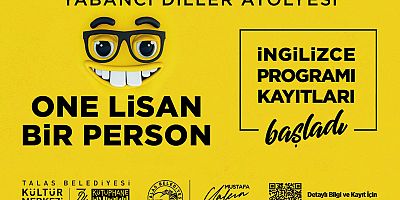Talas Belediyesi'nden İngilizce Kursu