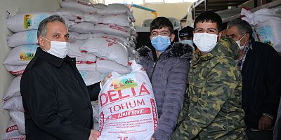 Talas Çiftçisine Tohum Desteği Artarak Sürüyor