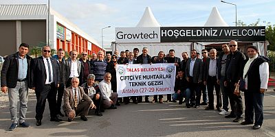 Talas, Muhtarları Tarım Teknolojileriyle Buluşturdu