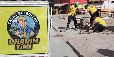 Talas’ta 4 Ayda 4 Koldan 537 Onarım
