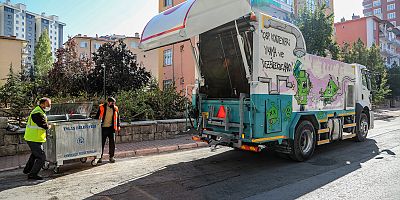 Talas’ta Çöp Konteynerleri Şimdi Daha Temiz