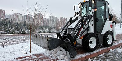 Talas’ta Kış Çalışmaları Kesintisiz Sürüyor