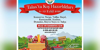 Talas’ta Kış Hazırlıkları Başlıyor
