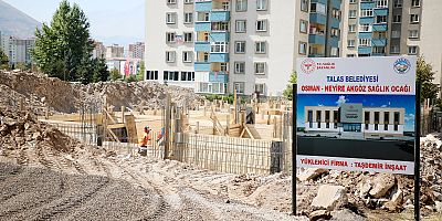 Talas’ta Yeni Aile Sağlığı Merkezi’ne İlk Harç Kondu