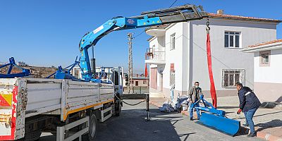 Talas’tan Kırsala Kar Küreme Tesviye Bıçağı