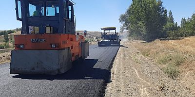 Tarihi Şahruh Köprüsü Yolu Asfaltlandı