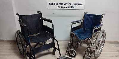 Tekerlekli Sandalye Çalan 2 Çocuk Yakalandı