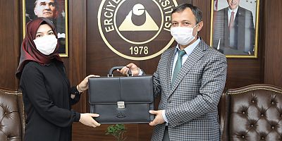 TEKNOFEST’de Derece Alan Öğrenciler ERÜ Rektörü Çalış’ı Ziyaret Etti