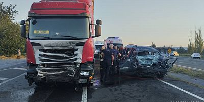 TIR’ında Karıştığı Zincirleme Kazada 1 Ölü, 1 Yaralı