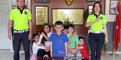 Trafik Ekipleri ve İşitme Engelli Öğrencilerden Trafik Güvenliği Konulu Kısa Film