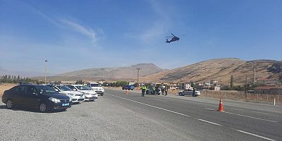 Trafik Jandarma Ekipleri Havadan Denetim Gerçekleştirdi