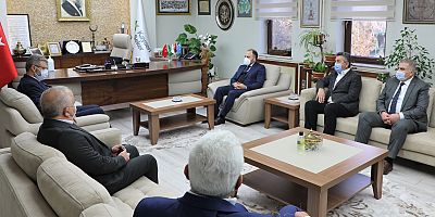 Türkşeker Genel Müdürü Alkan’dan Başkan Akay’a Taziye Ziyareti