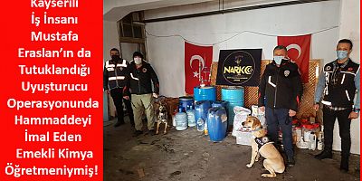 Uyuşturucu Hammaddesini İmal Eden Emekli Öğretmen!  