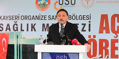 Vali Çiçek: 100 Bin Kişinin Çalıştığı Böyle Bir Alanda Sağlık Merkezine İhtiyaç Vardı