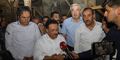 Vali Çiçek İncesu’da Restorasyonu Devam Eden Kiliseyi Gezdi