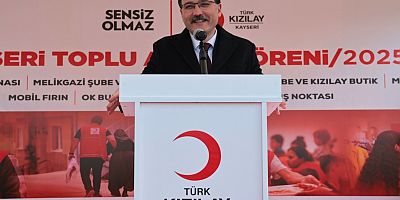 Vali Çiçek: Kızılay ERVA Bizim İçin Şeref Meselesi