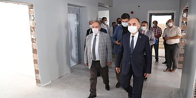 Vali Günaydın: “9 Ay Önce Temelini Attığımız İlkokul Yeni Eğitim Öğretim Yılına Yetişecek”