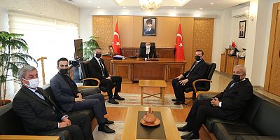 Vali Günaydın, ASKF Başkanı Mutlu Önal’ı Kabul Etti