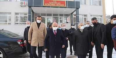 Vali Günaydın ve Başkan Büyükkılıç Deprem Bölgesinde