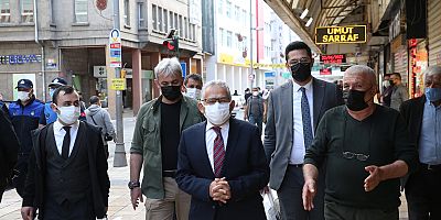 Vali İle Başkandan Saha Denetlemesi