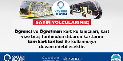 Vizenin Bitmesi Ulaşımda Engel Olmayacak