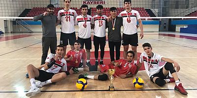 Voleybol takımı 5. Kez kayseri şampiyonu