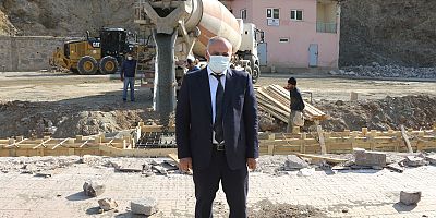 Yahyalı Kapalı Semt Pazarının Temeline İlk Harç Konuldu