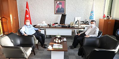 Yeşilhisar Belediye Başkanından KÜ Rektörüne Ziyaret