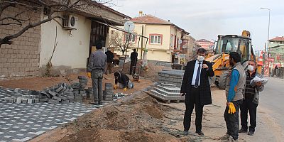 Yeşilhisar’da Çevre Düzenleme Çalışmaları Sürüyor