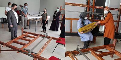 Yeşilhisar’da Kilim Dokuma Kursu Açıldı