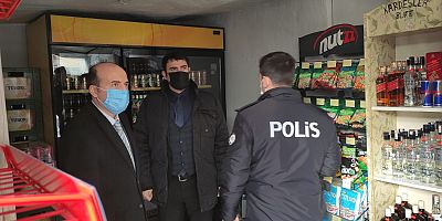 Yeşilhisar'da Sahte Alkol Denetimi
