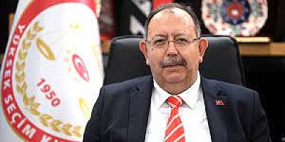YSK Başkanı Ahmet Yener'den Flaş Açıklama