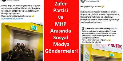 Zafer Partisi ve MHP Arasında Sosyal Medya Göndermeleri