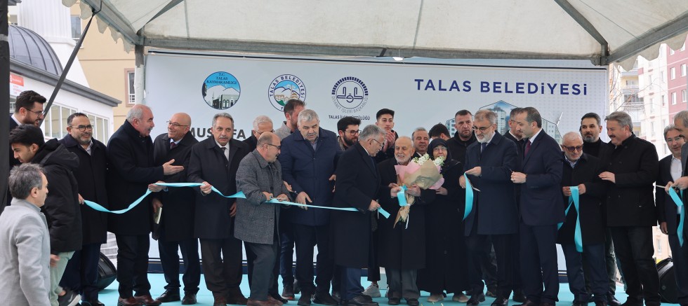 Talas Büyükperdah Camii Yoğun Katılımla Açıldı